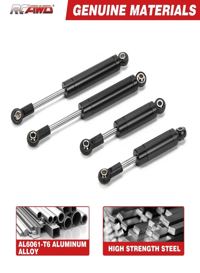 RCAWD 72MM front shocks, 102MM rear shock for 1/18 Axial Yeti Jr Can Am Maverick AX31488 Upgrades Part Black - Image 3